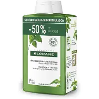 Klorane Oil Control Shampoo With Nettle 2 X 400 ml