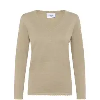 Saint tropez Pullover 'Mila' bege mosqueado