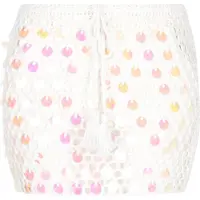 IZIA Saia laranja / rosa escuro / offwhite