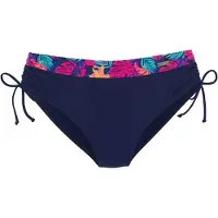 LASCANA Cueca biquíni navy / azure / amarelo / rosa