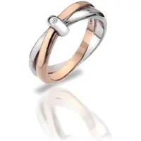 Hot Diamonds Eternity Interlocking Dr112 Circuito 60 mm — Anello