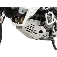 Hepco & becker Placa de prot. motor alu DESERTO X PRATA