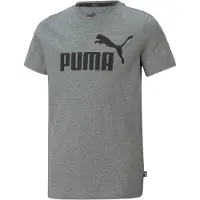 Puma T-Shirt mangas curtas ESSENTIAL LOGO TEE rapazes - Cinza - 4 / 5 ans