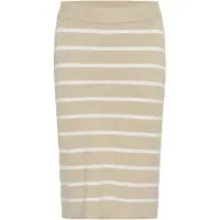 Kaffe Saia 'Lizza' bege / branco