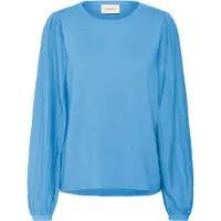 Cream Pullover 'Dela' azul céu