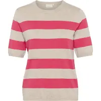 Kaffe Pullover 'Lizza' bege claro / rosa