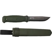 Morakniv Garberg BlackBlade Carbon 14528 Black DLC C100S, Green Polyamide, faca de bushcraft