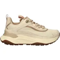 Timberland para mulher. TB0A2N4BEW21 Sapatilhas Motion Access em pele impermeável bege com atacadores de topo baixo (40 W), Couro, Plano, Co