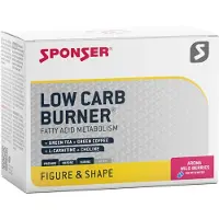 Sponser Sport Food Bebida Queimadora De Gordura Baixa Em Carboidratos Frutos Silvestres 6g 20 Unidades