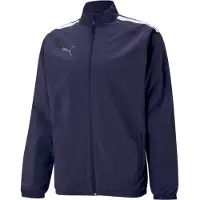 Puma Casaco de treino 'TeamLiga' navy / cinzento / branco