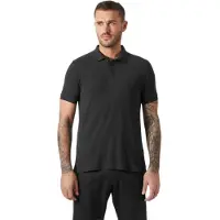 Helly Hansen para homem. 54233 Polo Crewline preto (M), Casual, Poliamida, Manga curta