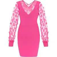 Faina Vestido de cocktail rosa