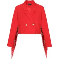 Faina Blazer vermelho