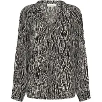Cream Blusa 'Tiah' preto / branco