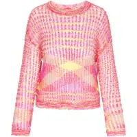 IZIA Pullover 'Fashion Look' amarelo / lavanda / amora