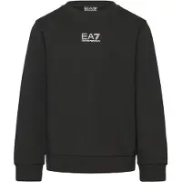 EA7 para menino. 7B000025_AF10380 Camisola de algodão com gola redonda Core Identity preto (12Años= 154cm), Casual, Esportivo, Multisport, m