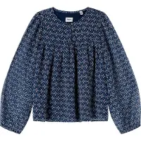 Pepe Jeans para menina. PG301706 Blusa Amélia azul-marinho (14años= 164cm), Casual, Poliéster, Manga comprida, moda infantil