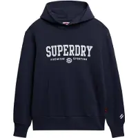 Superdry para homem. M2012562A Moletom com capuz Code Core Sport marinho (L), Casual, Algodão