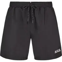 BOSS para homem. 50514429 Fato de banho preto com estrela do mar (XL), Beachwear, Polister Reciclado, Sustentável