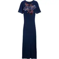 Desigual , Vestido desenhado por Mr. Christian Lacroix, Azul, XS