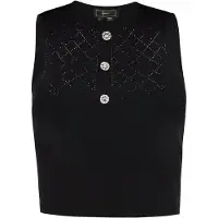 Faina Top de malha preto