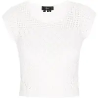 Faina Top de malha offwhite