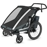 Thule - Carrinhos desportivos - Chariot Cross 2 Double Dark Slate para Unissexo - Cinzento