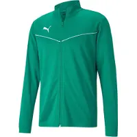 Puma Casaco de treino 'TeamRise' verde relva / branco