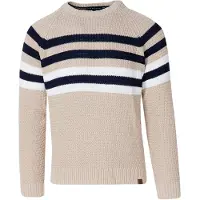 KOROSHI Pullover bege / preto / branco