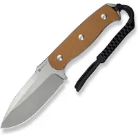 SENCUT Toxodon S24036-3 Stonewashed Brown G10, faca fixa