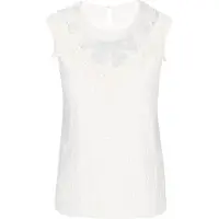 IZIA Blusa bege / branco
