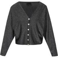 Dreimaster Klassik Casaco de malha 'Classic Look' preto