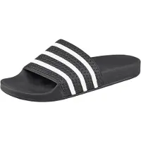 Adidas Originals Sapato aberto 'Adilette' preto / branco