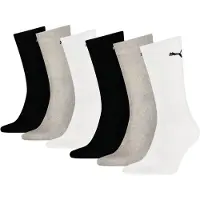 Puma Meias CREW SOCK X6 homens - Multicolor - 35 / 38