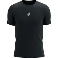 Compressport - Vestuário trail corrida - Trail Racing SS Tshirt M Black para Homem - Tamanho L - Preto