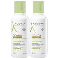 A-Derma Exomega Control Emollient Cream 2 X 400 ml