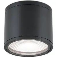 Orion Projetor de teto LED Sputnik IP65 Ø 14,5 cm preto
