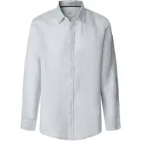 Pepe Jeans para homem. PM308844 Camisa azul Arnau (XXL), Casual, Linho, Manga comprida