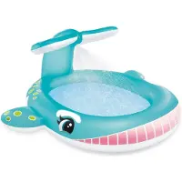 Intex Piscina Inflatable Whale With Sprinkler