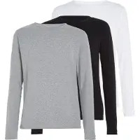 Tommy Hilfiger Underwear Camisa 'Premium Essential' acinzentado / preto / branco