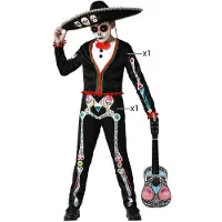 Atosa Fantasia De Menino Mexican Skeleton
