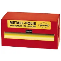 Vogel's Rolo De Fita Calibrada Latão 2.5 M X 150 Mm 0.4 Mm