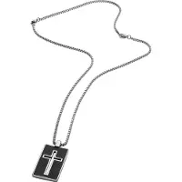 Police Collana Da Uomo In Acciaio Kostka/Venezia Cross S14Ara01P — Collana