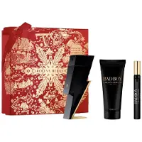 Carolina Herrera Bad Boy Eau De Toilette Spray Set 100 ml 3 peças