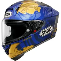 Shoei X-SPR Pro Marquez Thai TC-2 Capacete Integral Azul/Amarelo 2XL