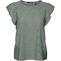 Vero Moda Camiseta De Manga Curta Tassa Frill