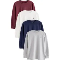 Next Camisola navy / cinzento / vermelho / offwhite