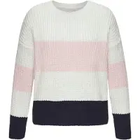LASCANA Pullover creme / navy / cor-de-rosa