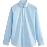Next Camisa clássica azul claro