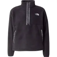 The North Face Casaco em moletão 'FLEESKI' preto / branco